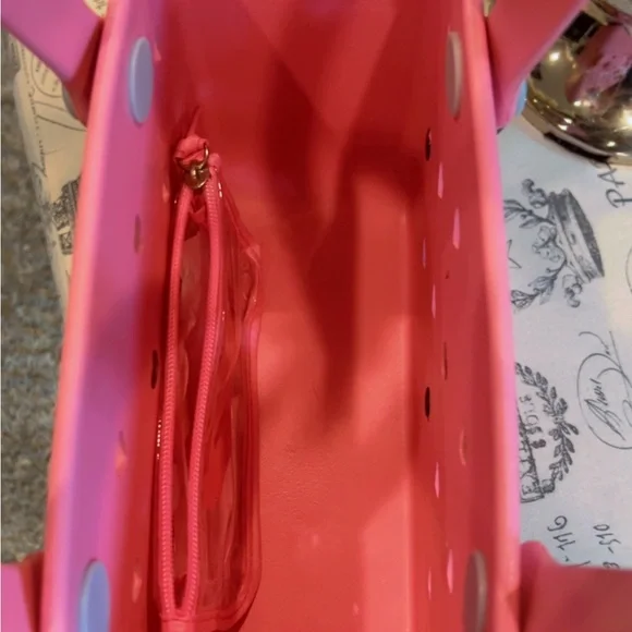 BOGG BAG Pink Tote with Decorative Accents - Picture 3 of 3